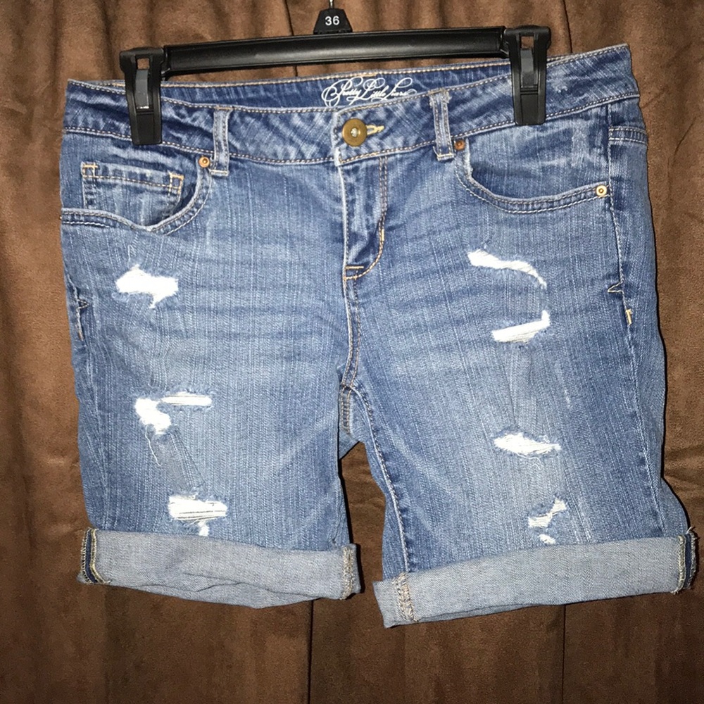 Denim shorts